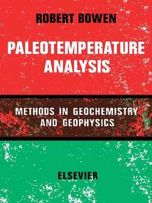 cover image of Paleotemperature Analysis